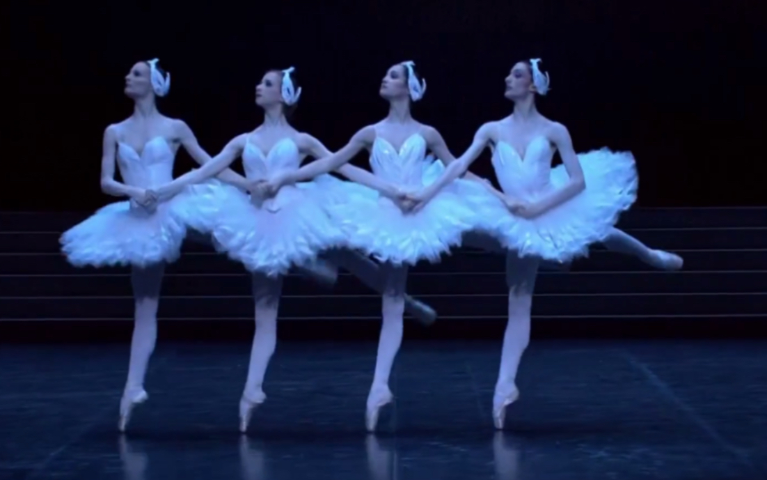 【芭蕾】天鹅湖高清名场面|四小天鹅—巴黎歌剧院2006年版本（无水印）