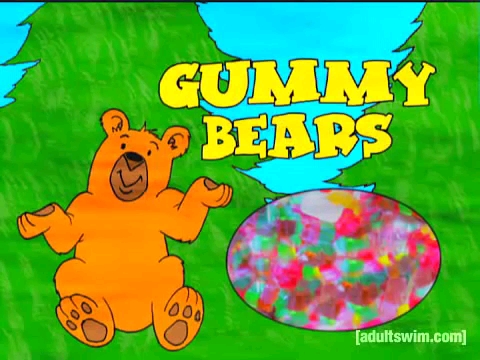（做这个广告的人一定tm是个天才）Delicious Gummy Bears | Robot Chicken | Adult Swim