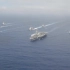 【航母】美国海军双航母并列航行画面