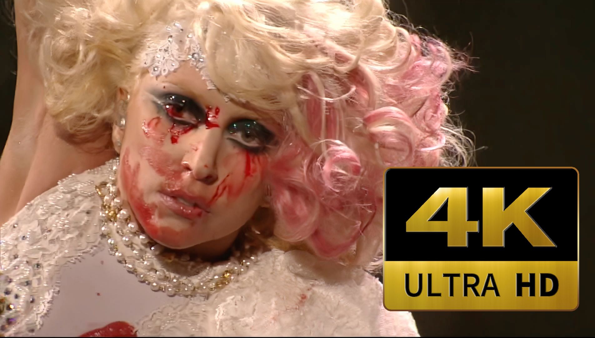 【Lady Gaga神级现场】《Paparazzi》(2009 VMA直播无修音原档4K修复 中文字幕)哔哩哔哩bilibili