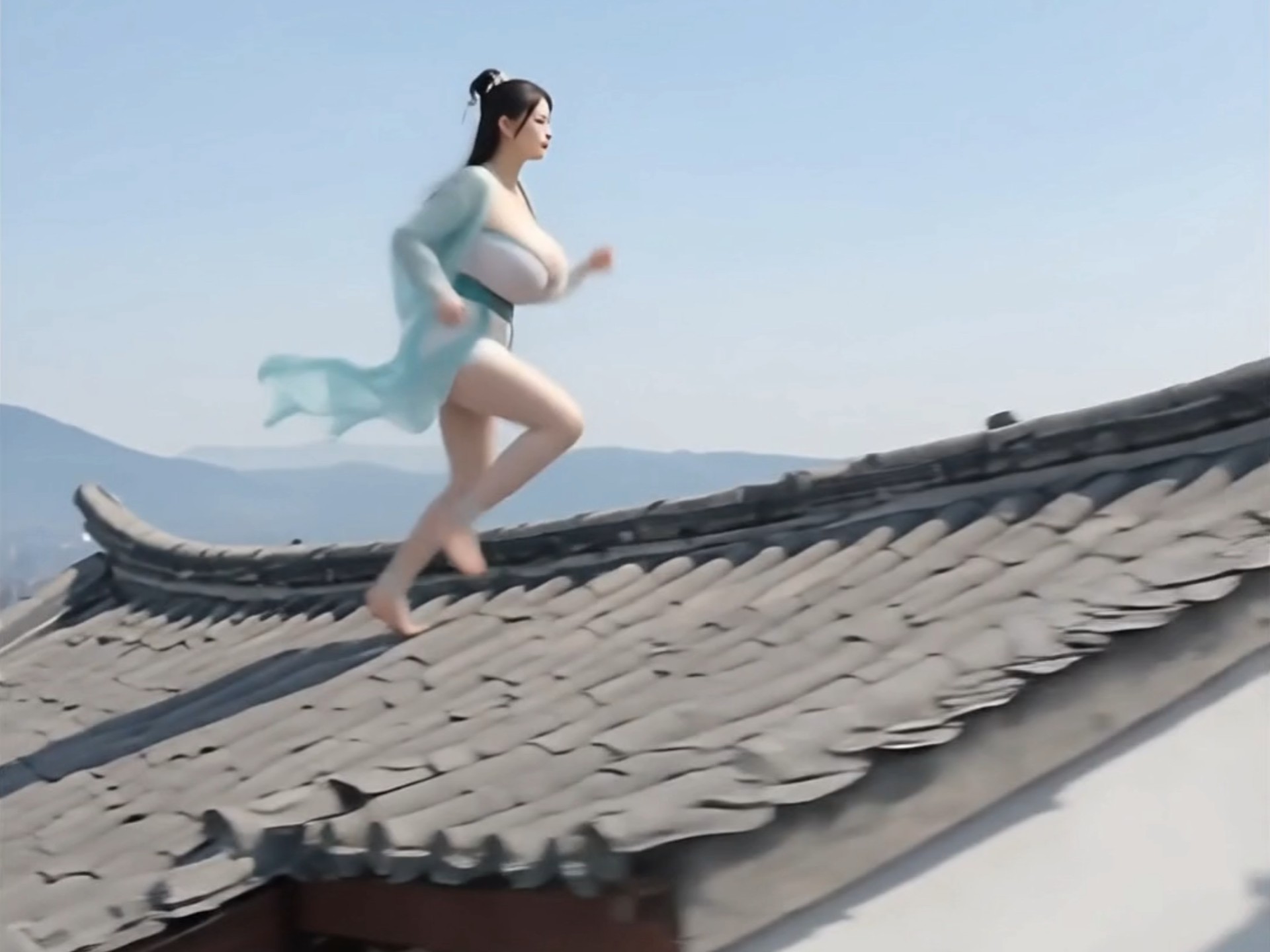 飞檐走壁才是女侠本色