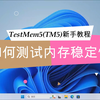TestMem5(TM5)内存测试新手教程（添加AME管理员权限，报错与不报错对比图，显示错误的参考建议
