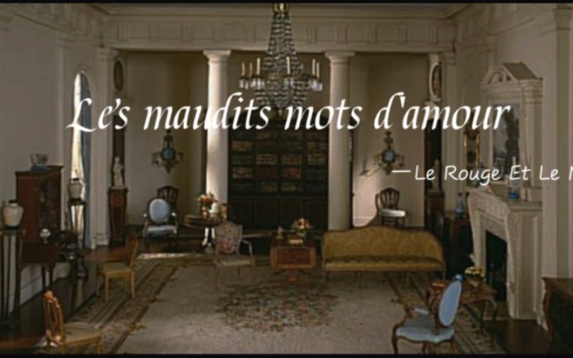 《Les maudits mots d'amour》“我愿生死不渝，爱到满盘皆输，你们呢？”