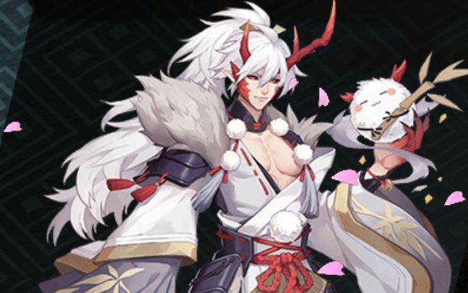 【阿背】阴阳师茨木童子皮肤"青竹白雪!