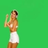 视频素材 ▏k855 4K画质美丽漂亮欧美西方美女跳舞舞蹈特写绿屏抠像蓝屏抠像视频后期特效合成叠加动态视频素材