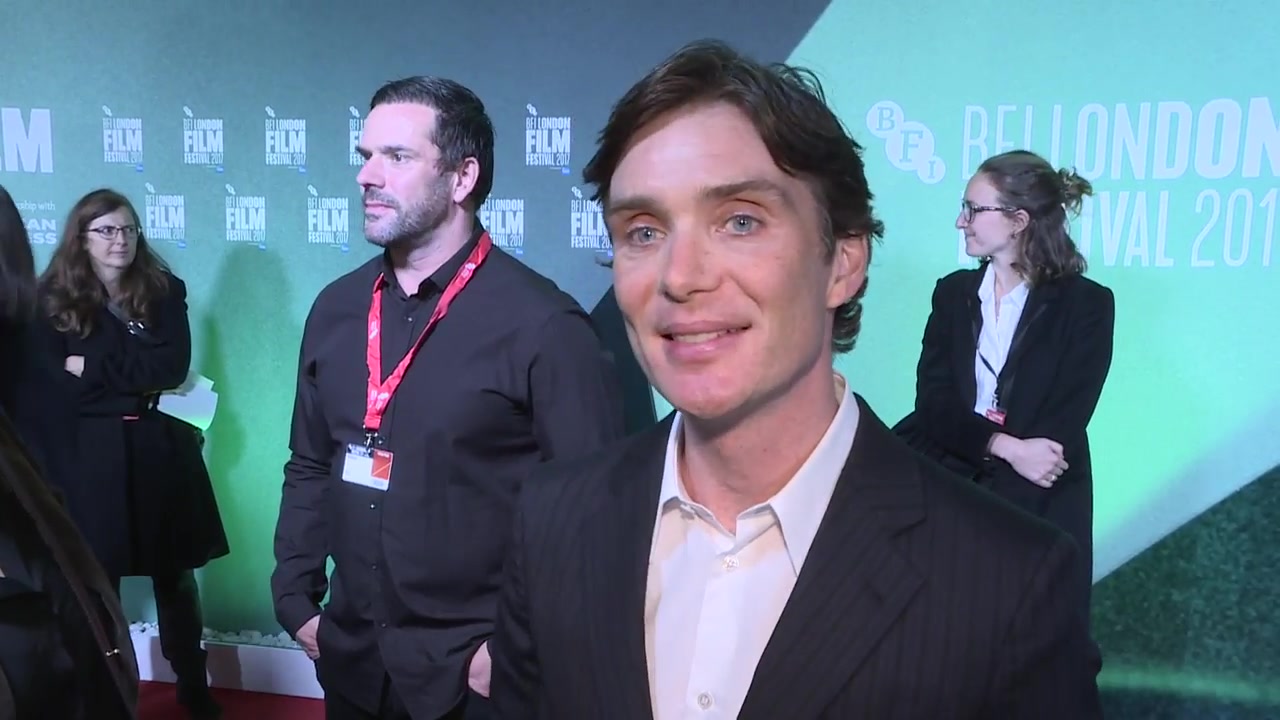 【cillian murphy】伦敦电影节2017《酒会》首映红毯采访