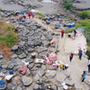 千年古盐田，海南省儋州市洋浦半岛盐田村