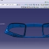 CATIA汽车内外饰结构设计，复杂面的偏移料厚，生成实体。