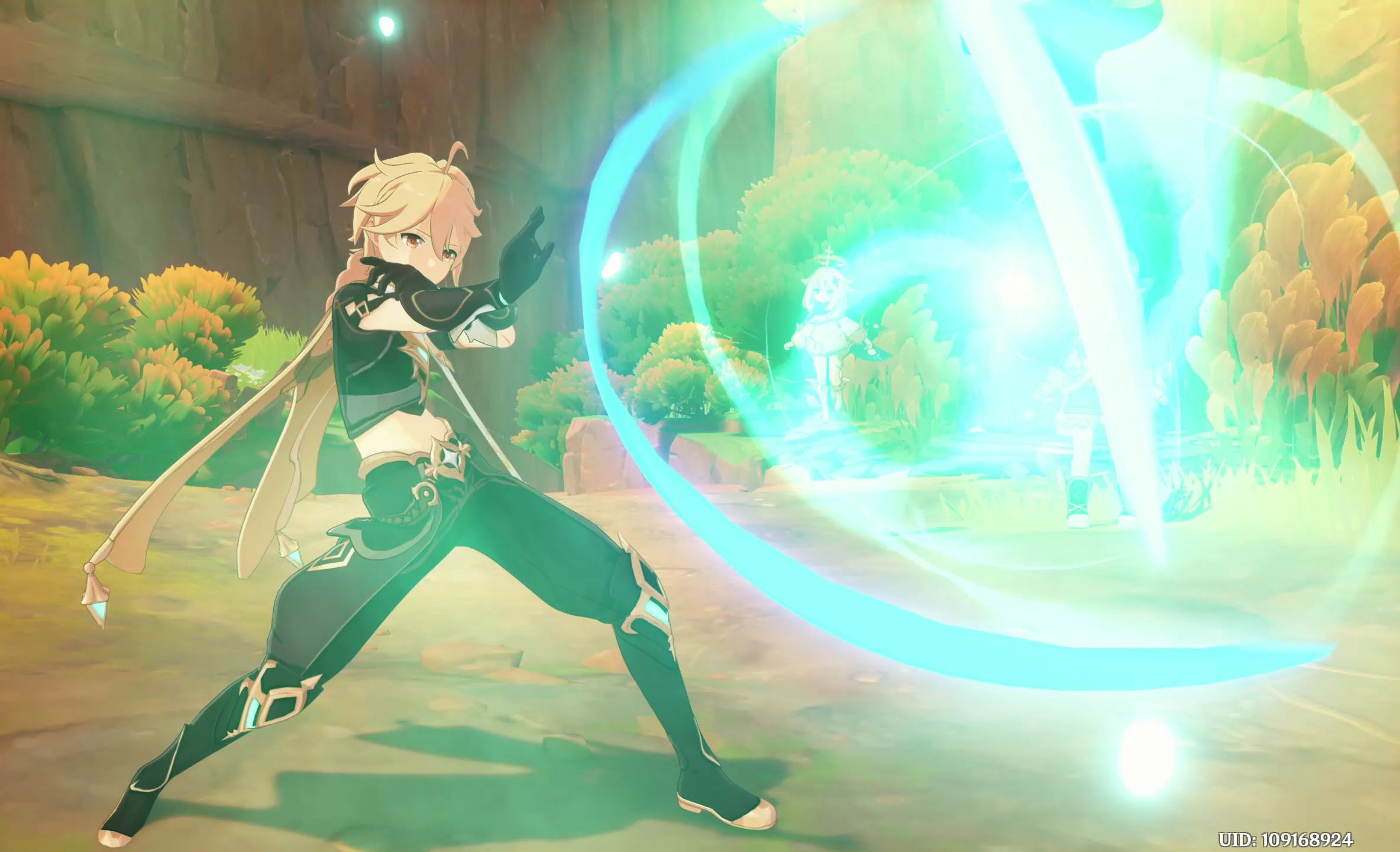 不会元素力？旅行者露一手多元素力给你们看看！向卡齐娜展示多种元素力的使用,帅呆了爷【原神5.0纳塔主线荣花与炎日之途剧情高光片段】