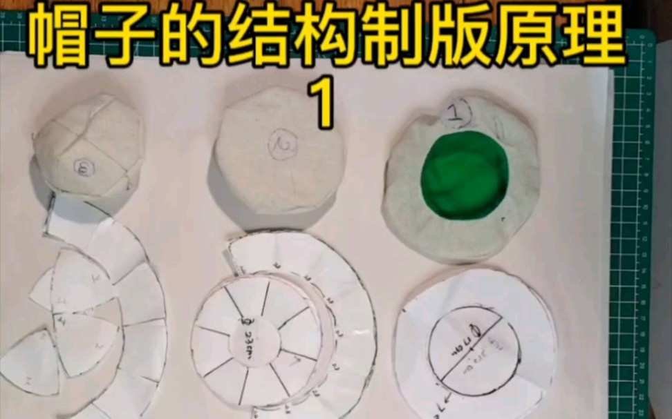 做帽子再也不愁纸样了