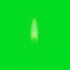 绿幕视频素材烛光火苗
