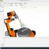 通过KUKA SimPro3.1仿真机器人焊字，将程序导入实际机器人中进行焊接