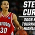 史蒂芬库里08年大学NCAA篮球比赛全年精彩集锦【小学生库里在大学看起来像幼儿园】