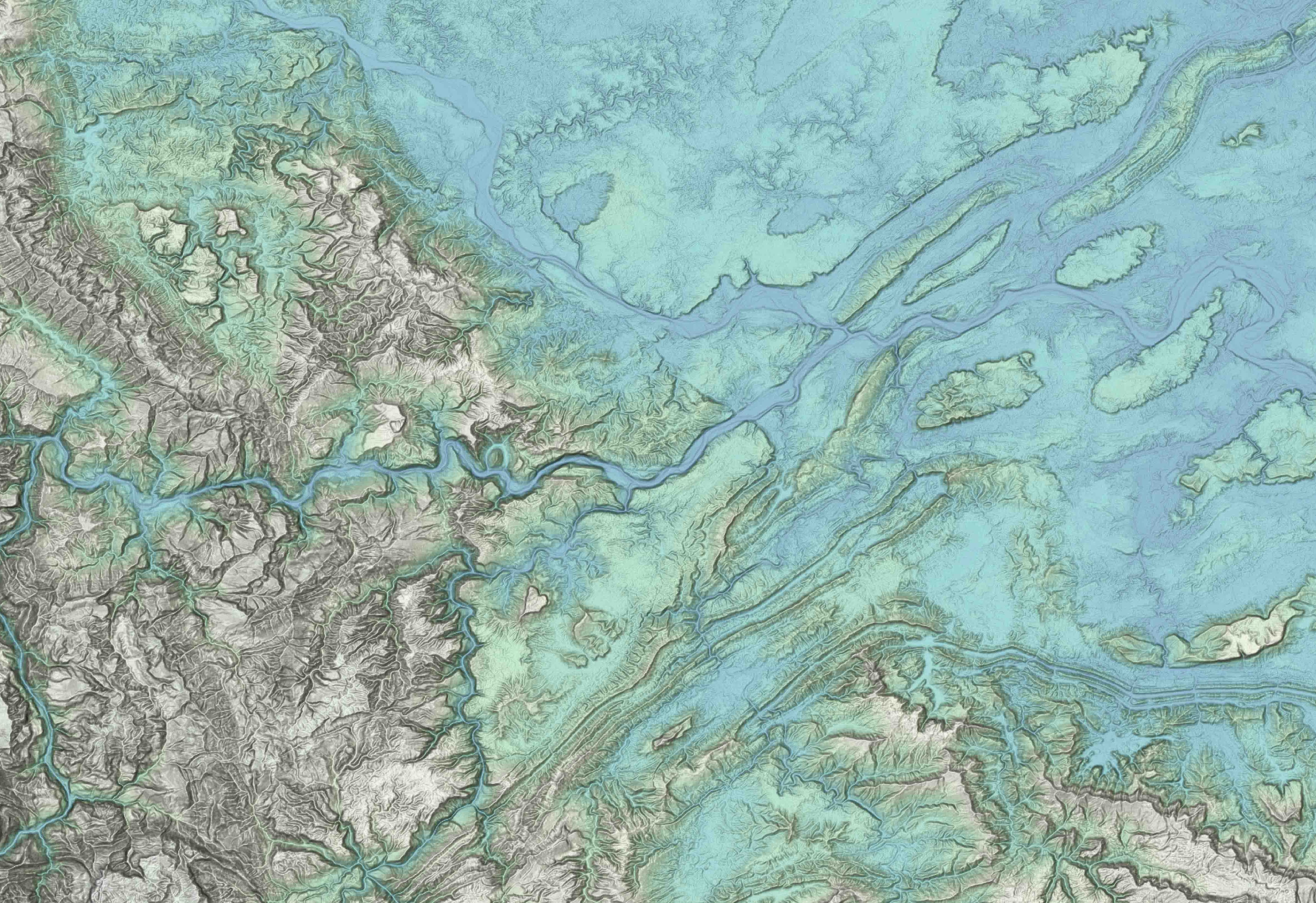 山体阴影质感调整