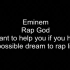 Rap God 4：26秒 学会了，走装逼去~