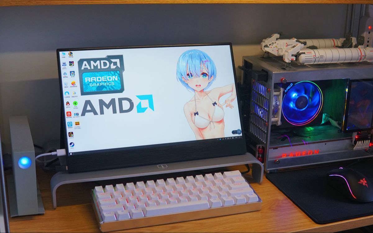 【体验】大学生宿舍itx核弹-15寸的4k显示屏-AMD