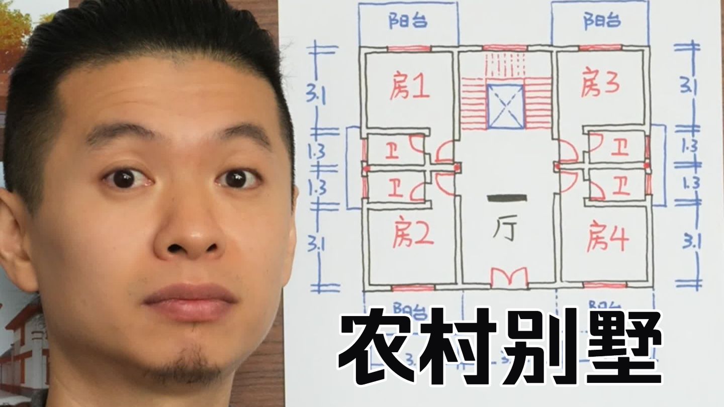 农村自建房 农村民宿该怎么设计？其实和其他的农村房子没什么不一样，你画你也行！