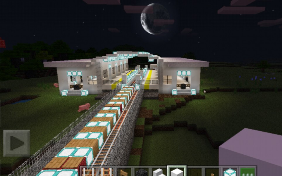 随手做的一个车站minecraft