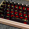 闪粉喷涂+雾面紫透 Keygenius 哈利波特 键帽