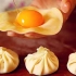 饺子皮包蛋黄你敢挑战么？做出的流心蛋黄包，高颜值超好吃