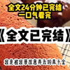 （已完结）全文24分钟的完结爽文，爽文小说一口气看完系列