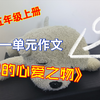 【小学五年级语文上册】第1单元作文 《我的心爱之物