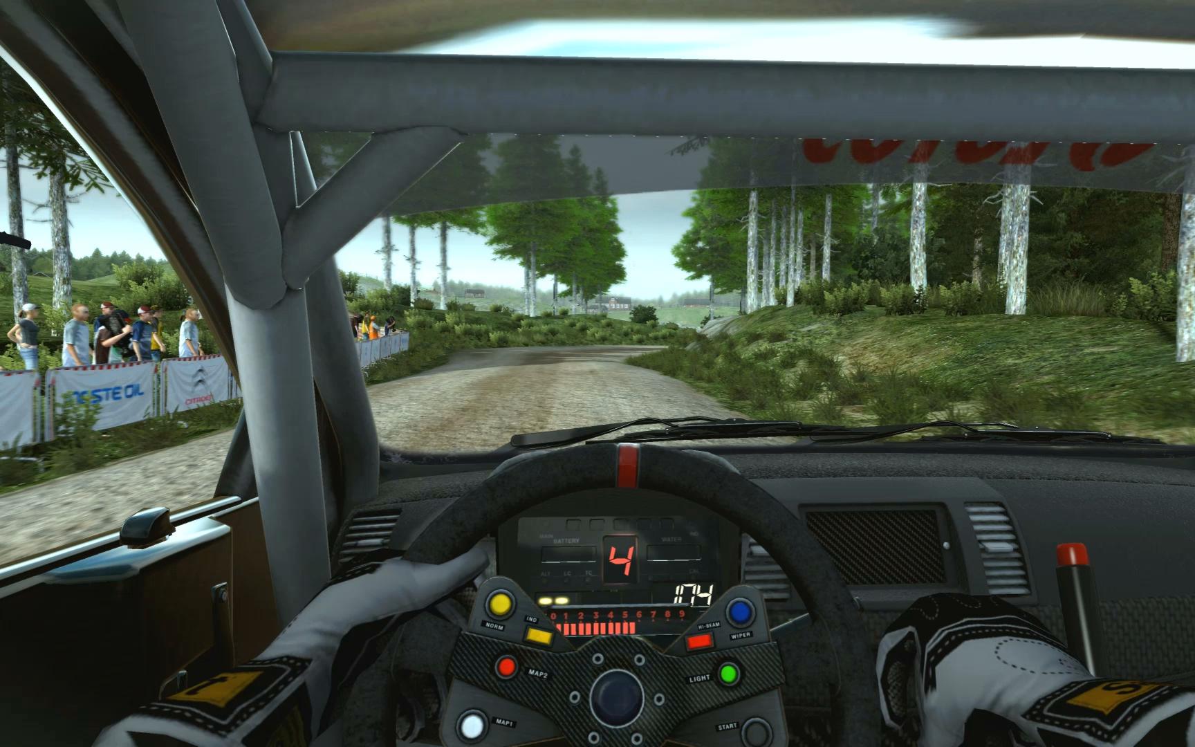 驾驶室视角玩起来就是过瘾呀，WRC3芬兰站试玩