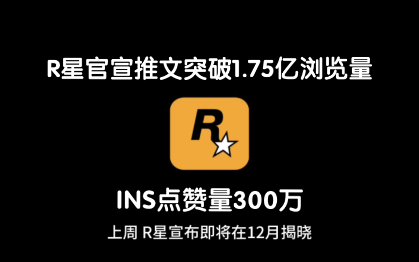 数字狂潮!《GTA6》预告点赞300万,浏览飙升至1.75亿震撼网络!