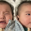 宝宝不停扯嘴哇哇大哭，爸爸一招让其瞬间安静听话：男儿本色
