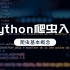 Python实战案例，Python爬虫入门，爬虫基本概念
