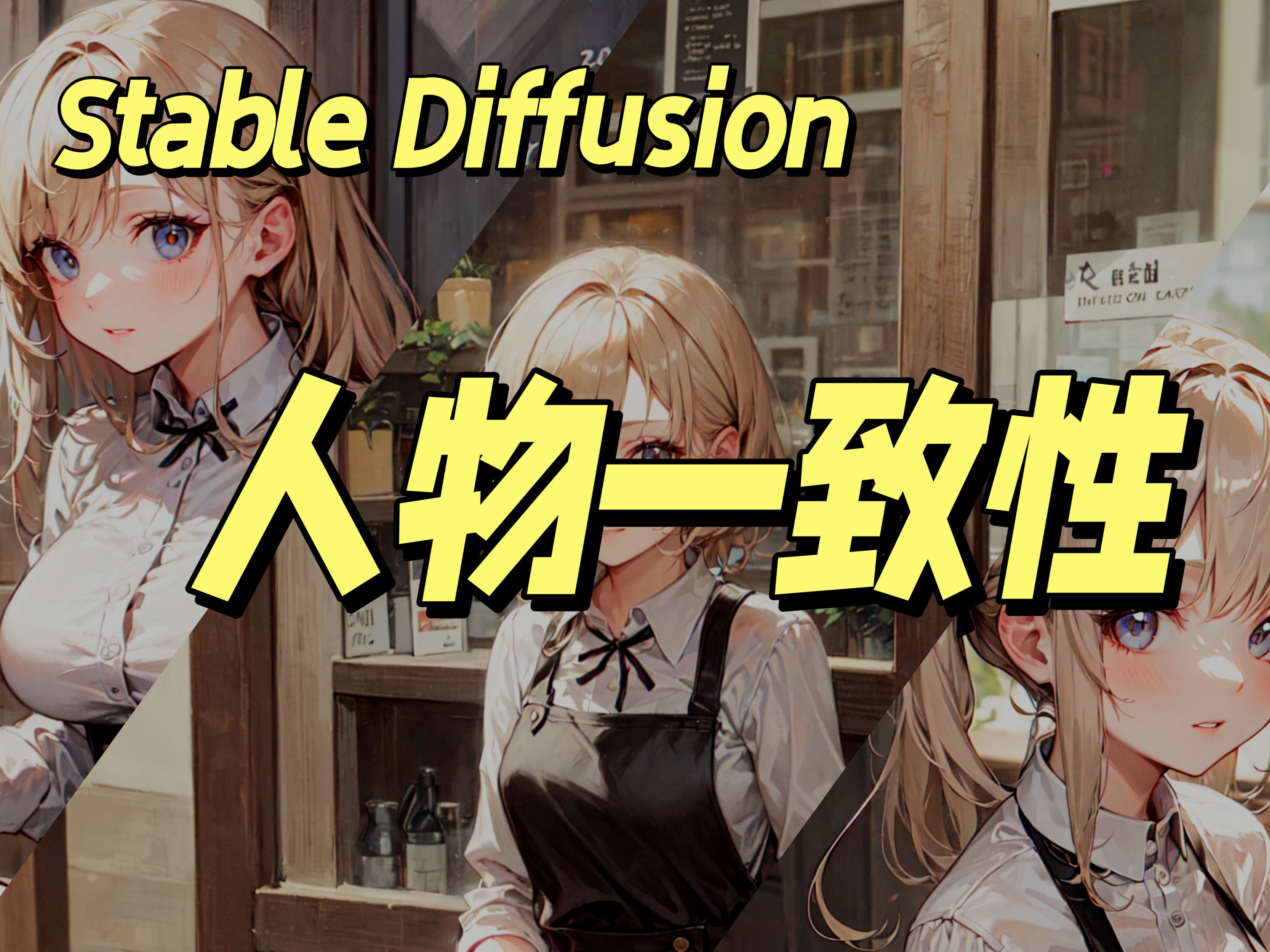 Stable Diffusion |  教你如何简单稳定控制人物一致性