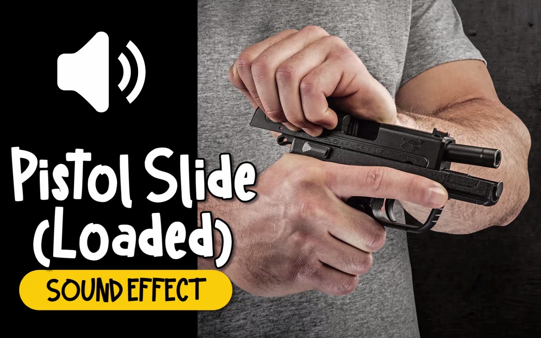 手枪 装弹 上膛 枪械 音效 (HQ)