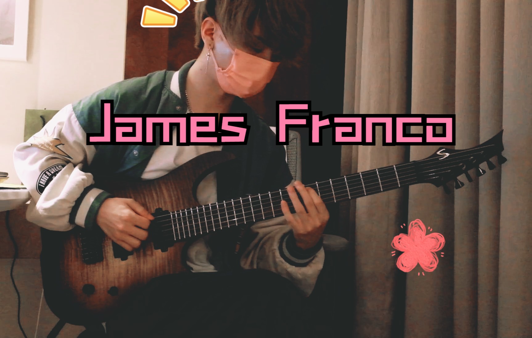 Polyphia James Franco Guitar cover_哔哩哔哩_bilibili