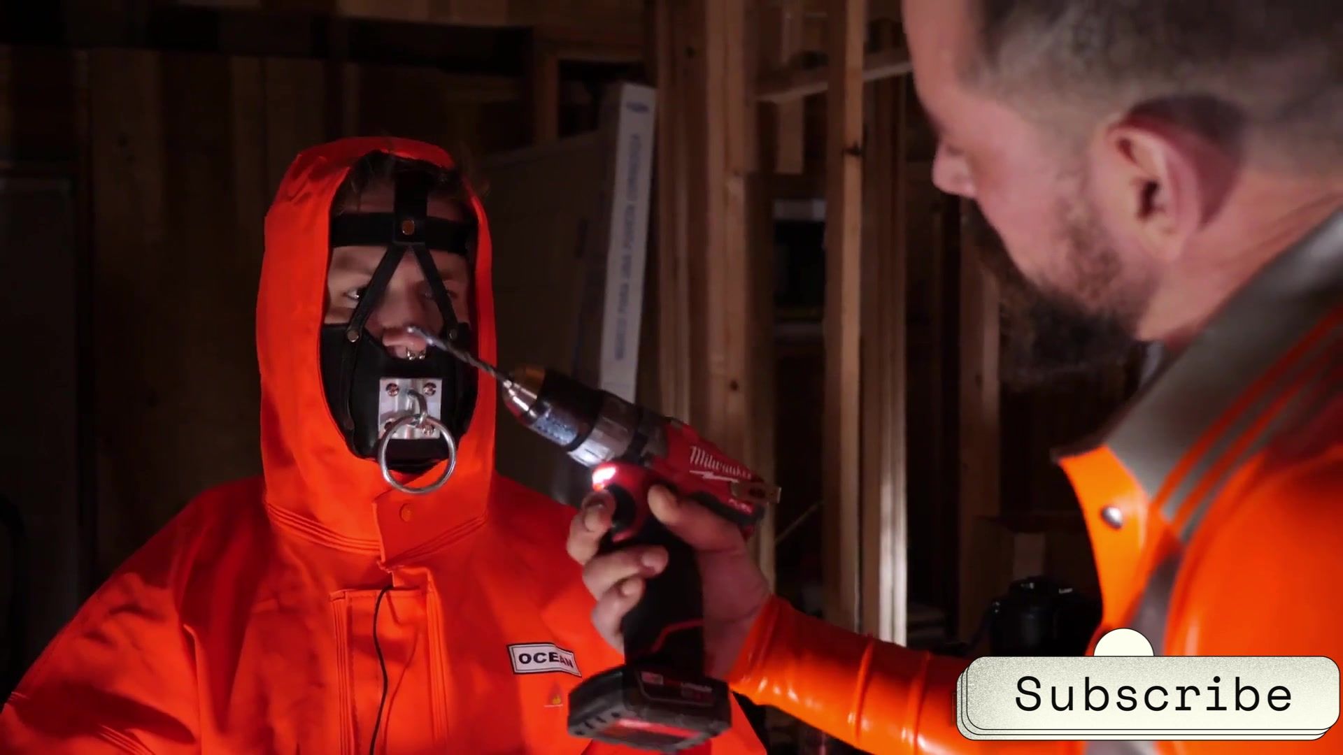 安全防护装置的演示