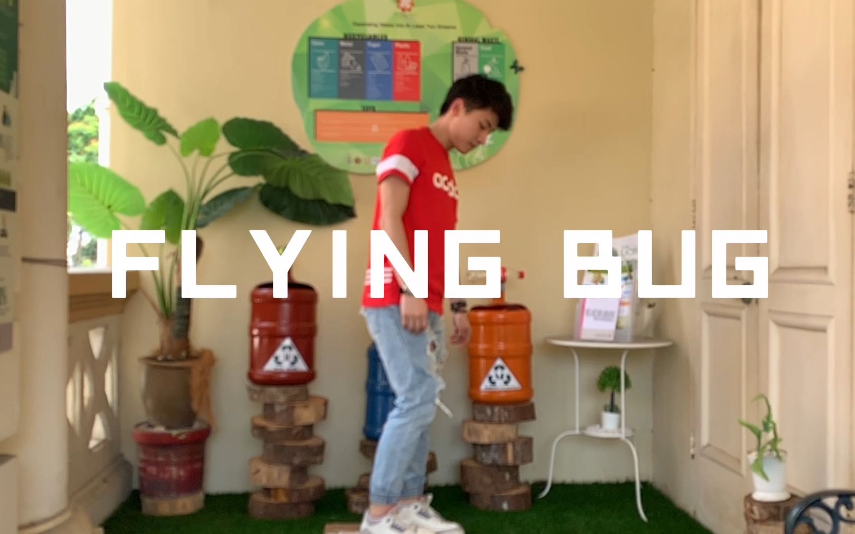 【flying bug 手指舞视频 即兴freestyle solo埃及手tutting手指