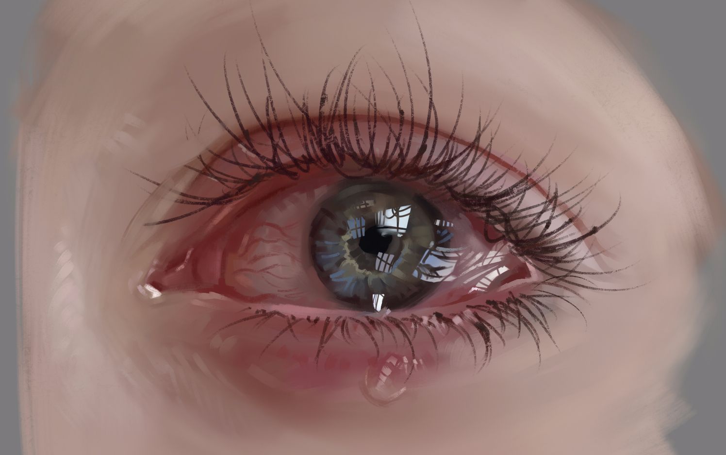 【板绘过程】画一只泪目