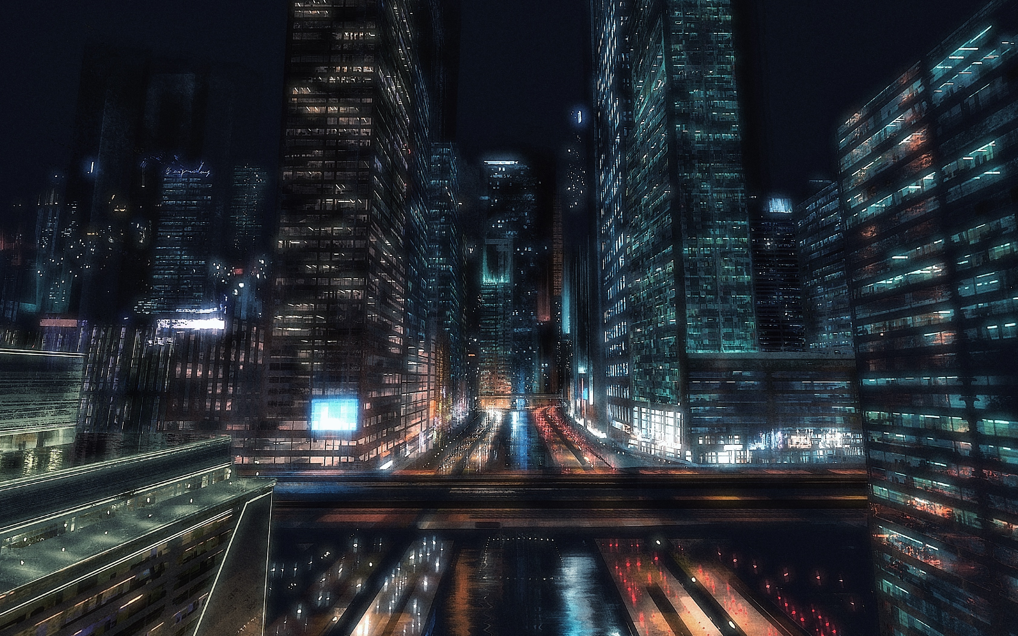 Ipad绘画 又双叒叕是城市夜景 Procreate 哔哩哔哩 つロ干杯 Bilibili