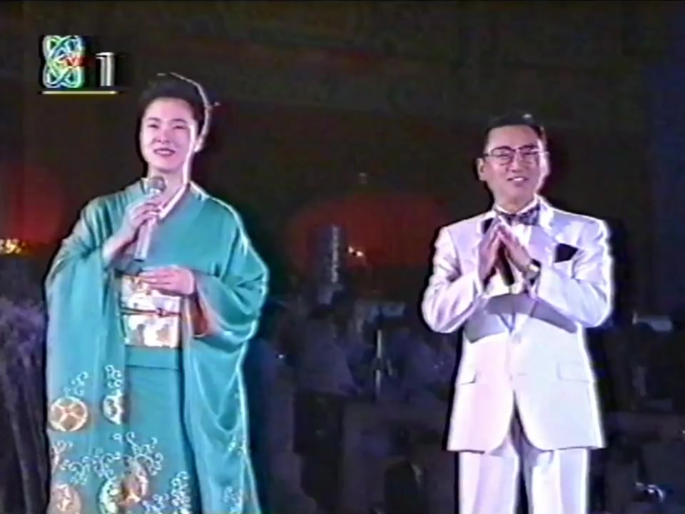 坂本冬美&蒋大为: 北国之春(92年中日友好歌会片段)