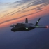 美国海军陆战队KC130夜间为F-35B空中加油