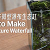 AI中配 | 如何制作迷你瀑布生态缸