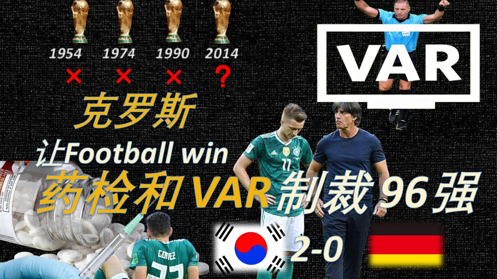 喀山之耻！克罗斯助韩国Football win，药检和VAR制裁96强德国
