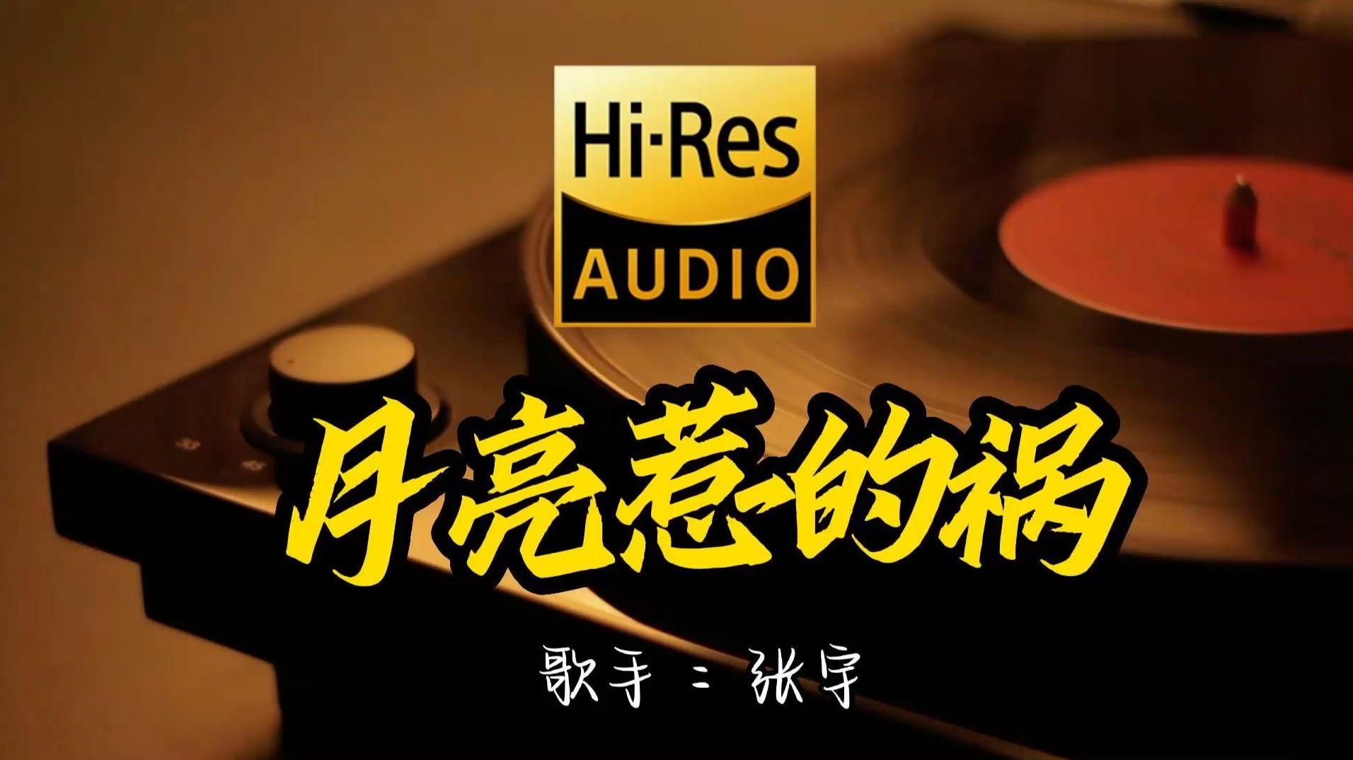 【Hi-Res无损音质】 张宇《月亮惹的祸 》这歌原来这么好听 ！经典歌曲最好听的版本 4K60P