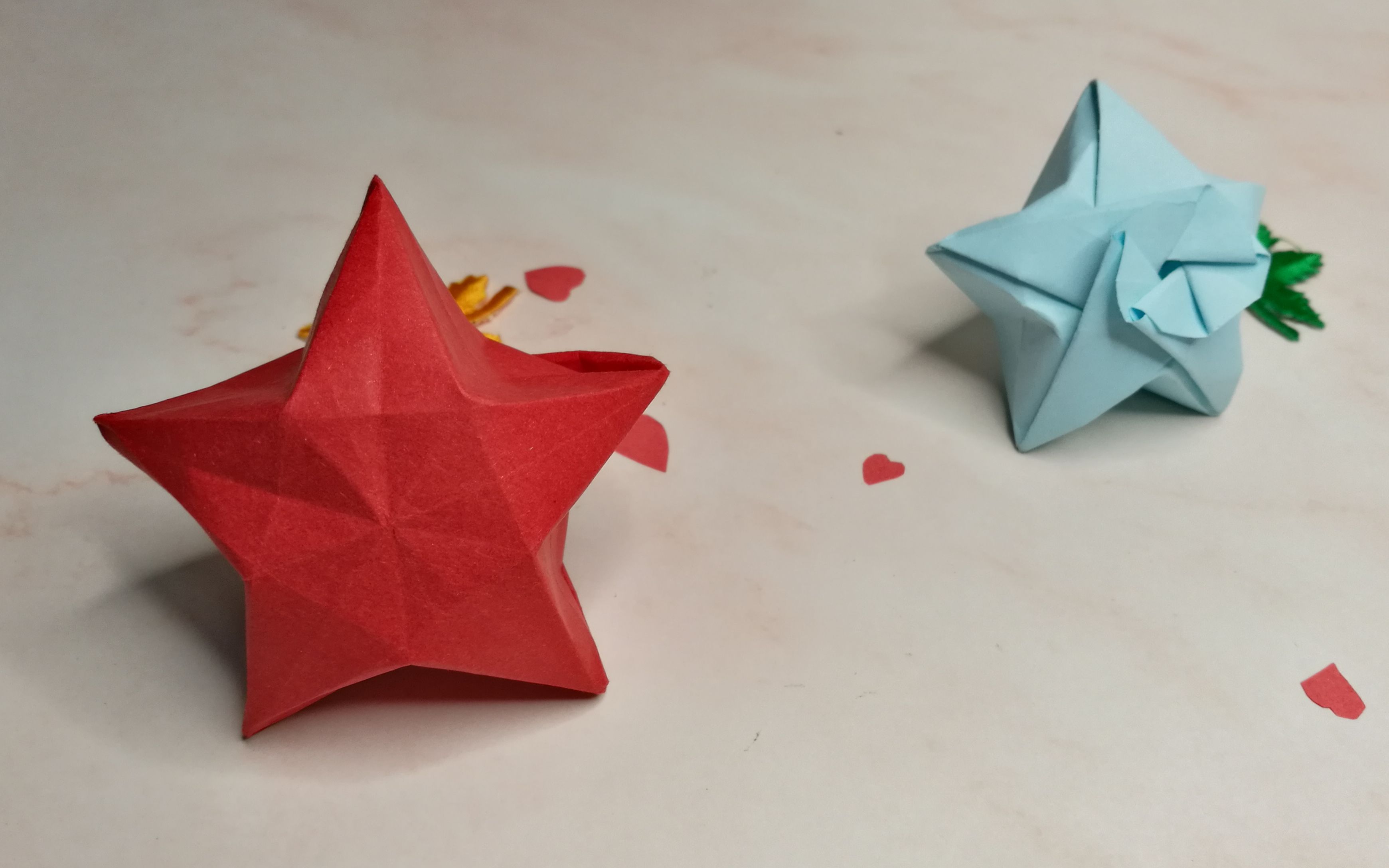 【Origami折纸大全】简单的爱心折纸，看一遍应该就会了-2_哔哩哔哩_bilibili
