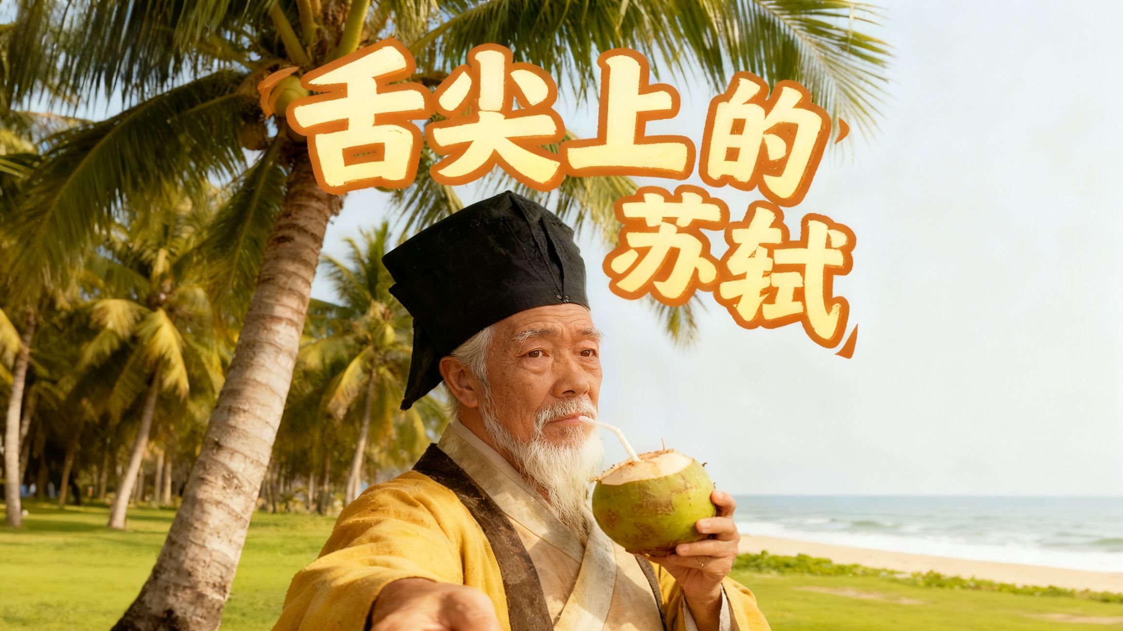 苏轼除了是诗人，书法家，还是是美食家《舌尖上的苏轼》，AI还原苏轼