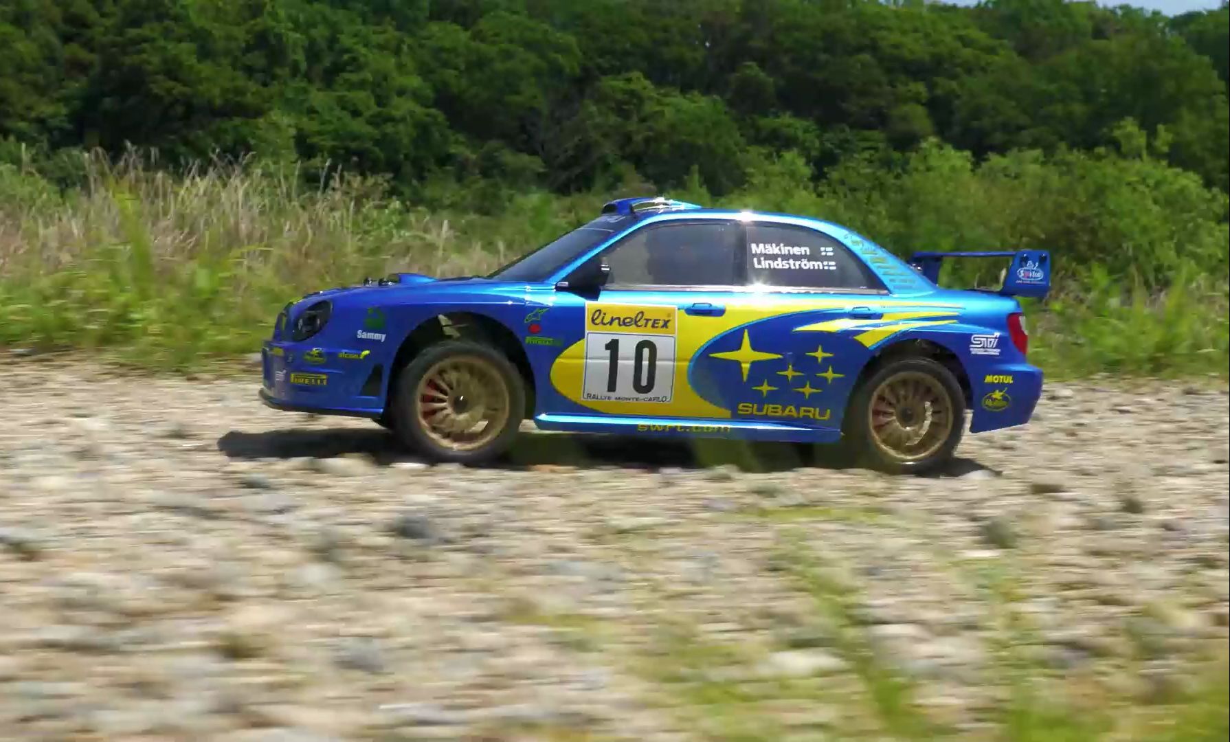 原装就有这么好的姿态！京商拉力 FAZER Mk2 SUBARU IMPREZA WRC 2002动态拉力视频
