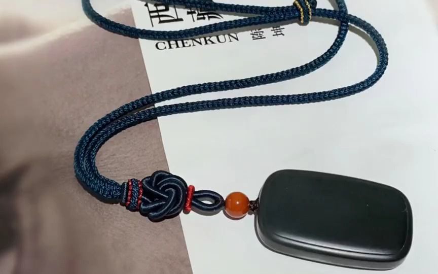 牛鼻孔吊坠这样编，结实又美观，轻松帮你省十块