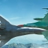 这才叫空战猛片，苏30与F16空中火力对决，全程高能激战！