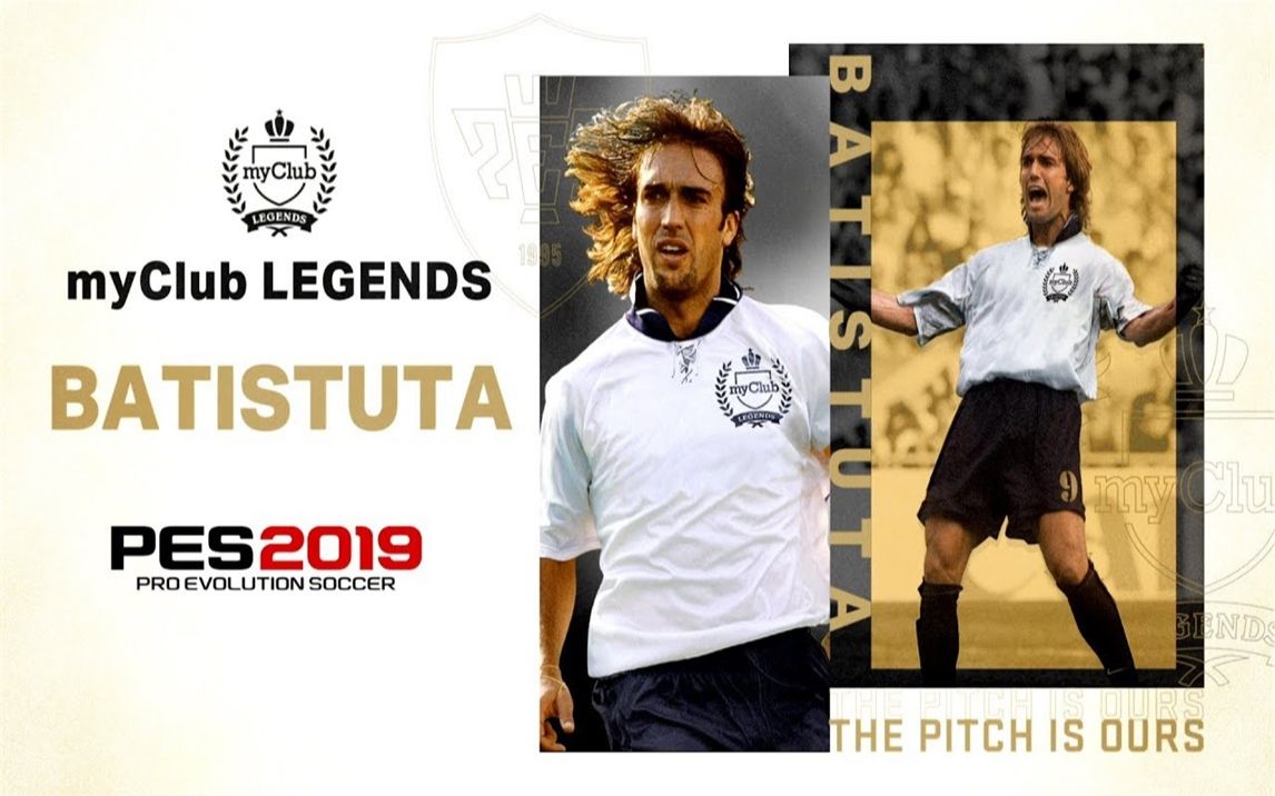 实况足球2019游戏宣传片传奇巨星巴蒂斯图塔1080p60帧视频