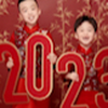 闺蜜新春大变身，大炎小原携闺女儿子们祝大家新年快乐，兔be fine~你们猜猜孩子们都是谁的#新年快乐 #vlog日常 #新年拍照