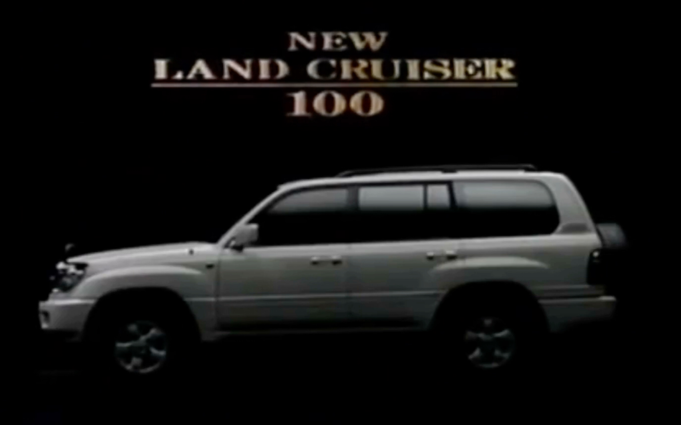 1998toyotalandcruiserlc100vx八代目丰田landcruiser广告cm